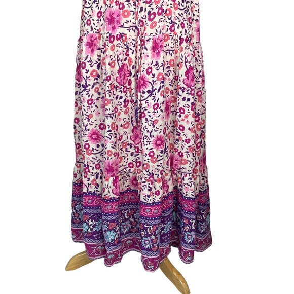 Zaful Womens Maxi Dress Pink Purple Size Large New - Picture 4 of 9